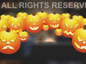 Large Halloween Pumpkin Patch